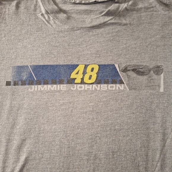 2006 Winners Circle Nascar #48 Jimmie Johnson T-Shirt XL Cotton Double-Sided - Picture 3 of 8